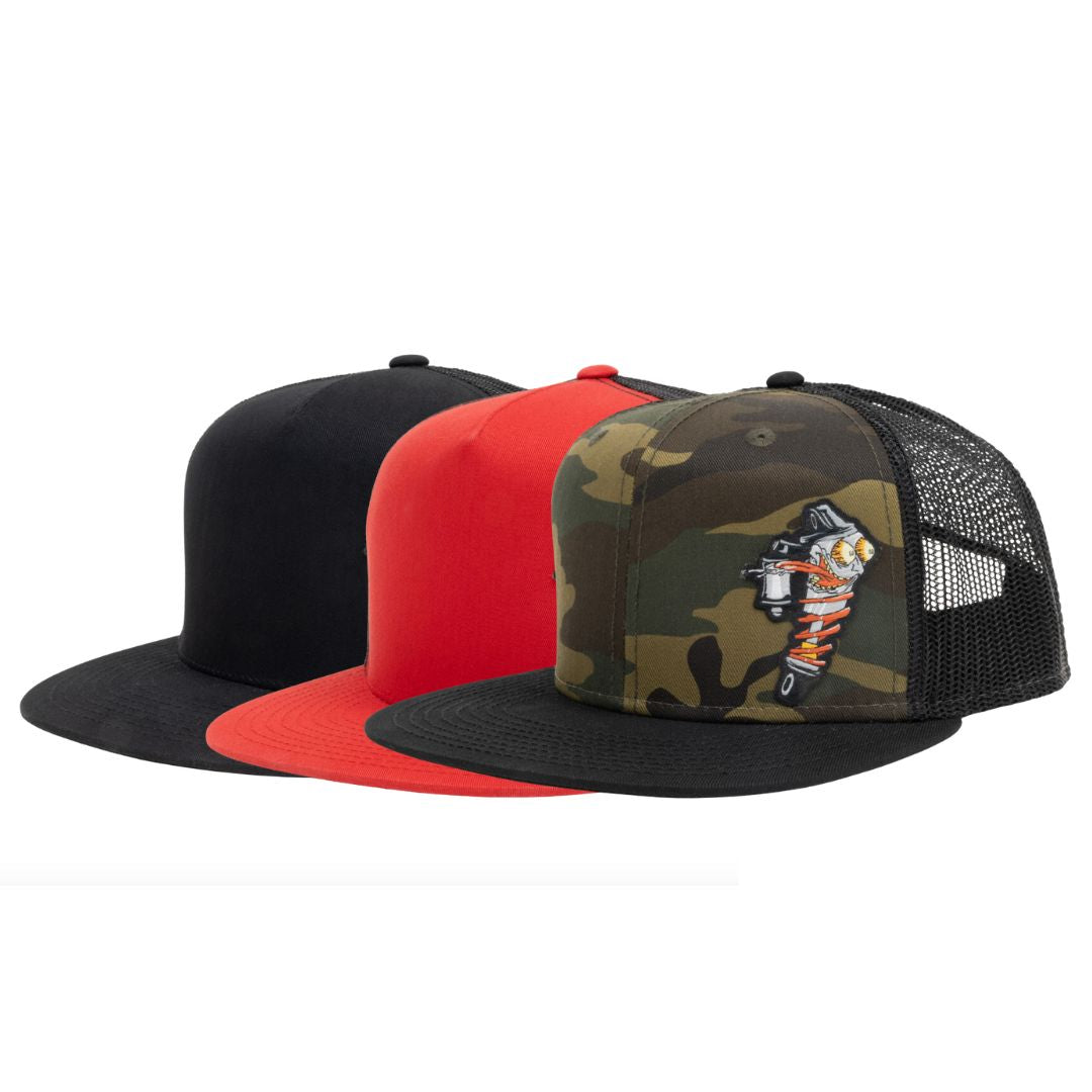 Flat Bill Shocky Snapback Hat