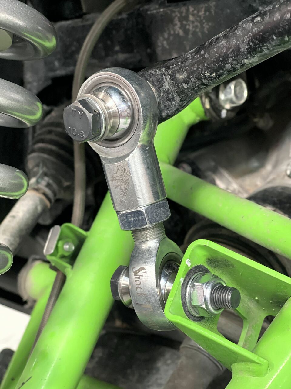 KRX front link kit install