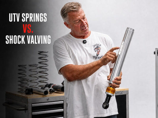 UTV Springs vs. Valving: What Each Suspension Upgrade Actually Does