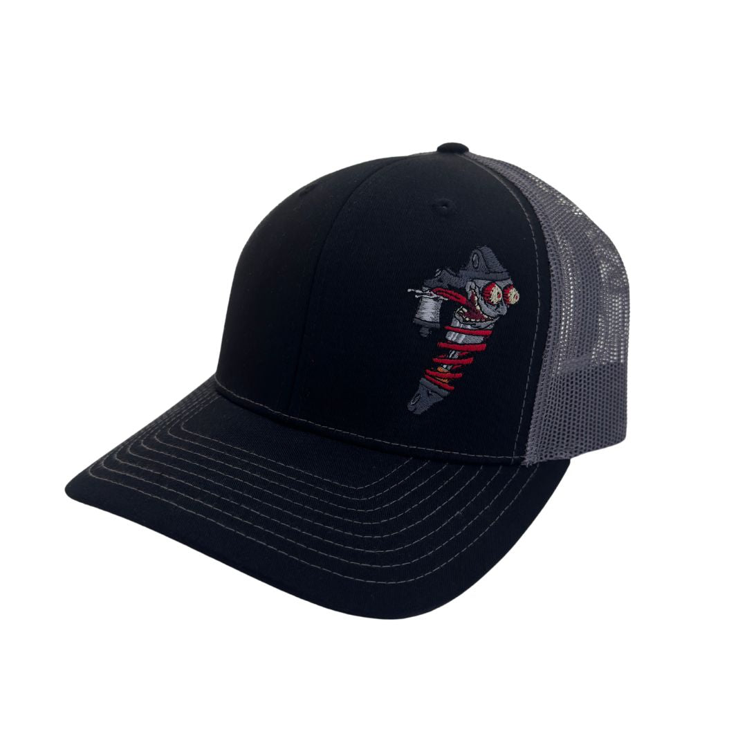 Curved Bill Shocky Snapback Hat