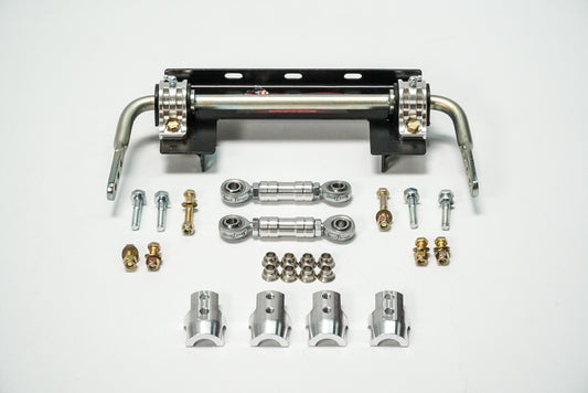 Complete front sway bar kit