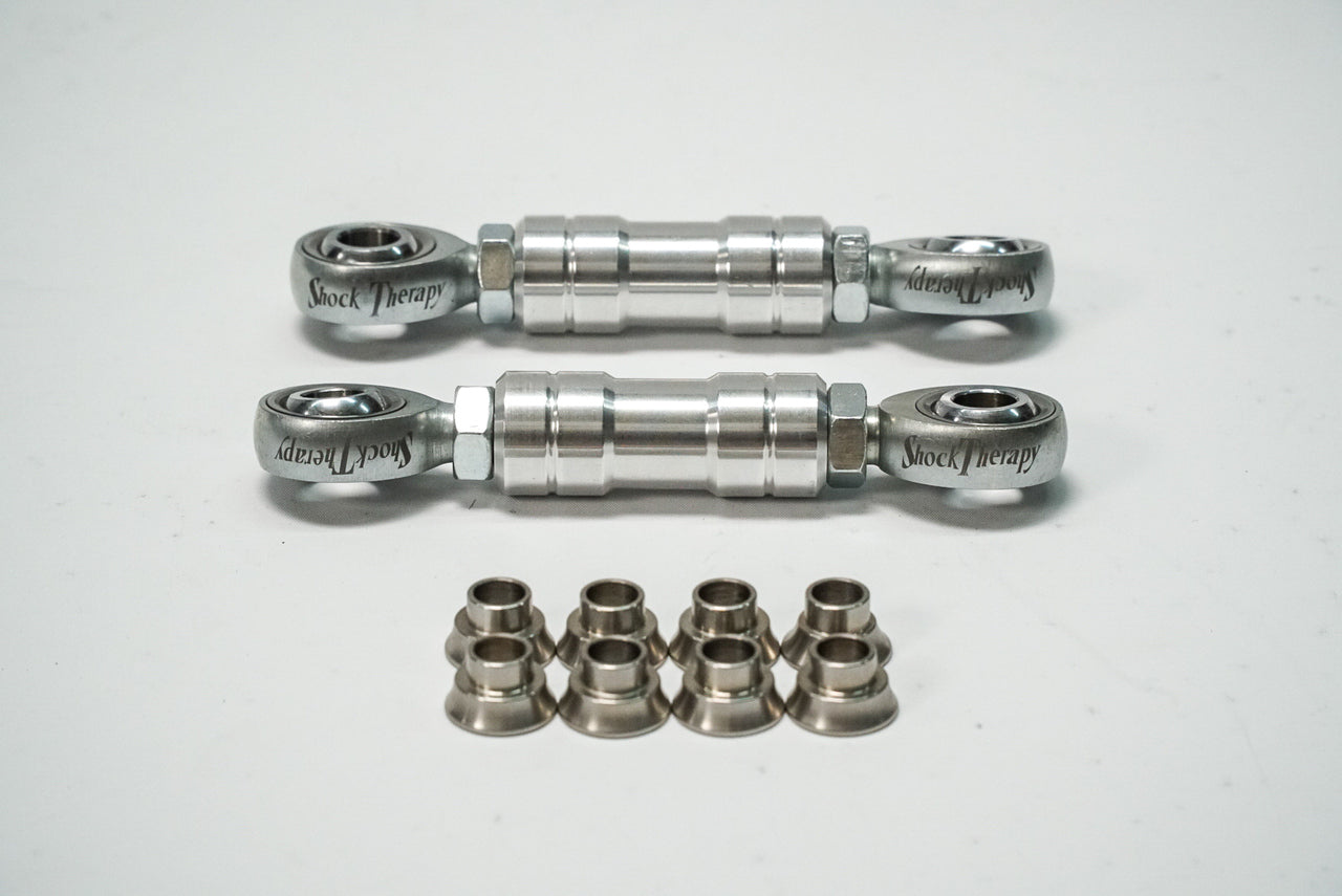 Billet aluminum links with stainless steel spacers
